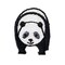 Mini Panda Bear, Miniature Animals, Embroidered, Iron on Patch